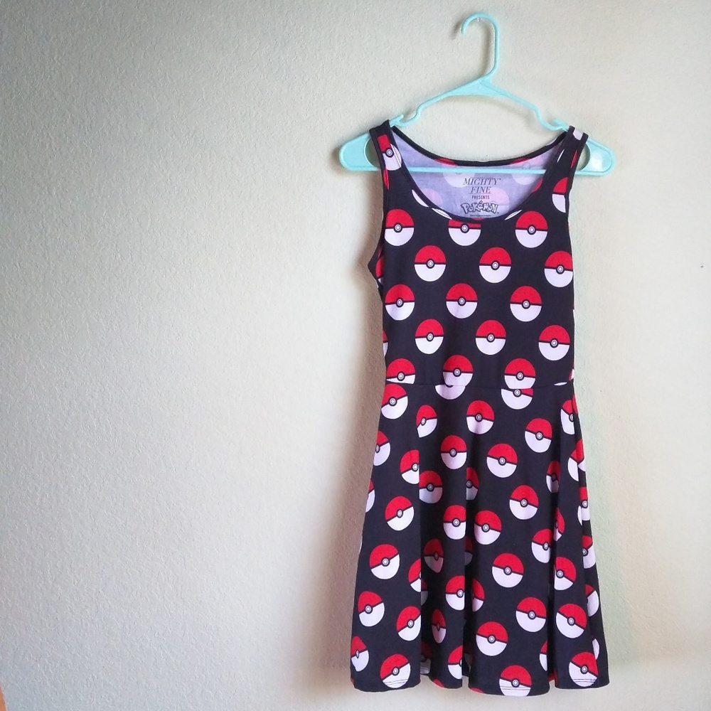 Mighty Fine Pokéball skater dress
